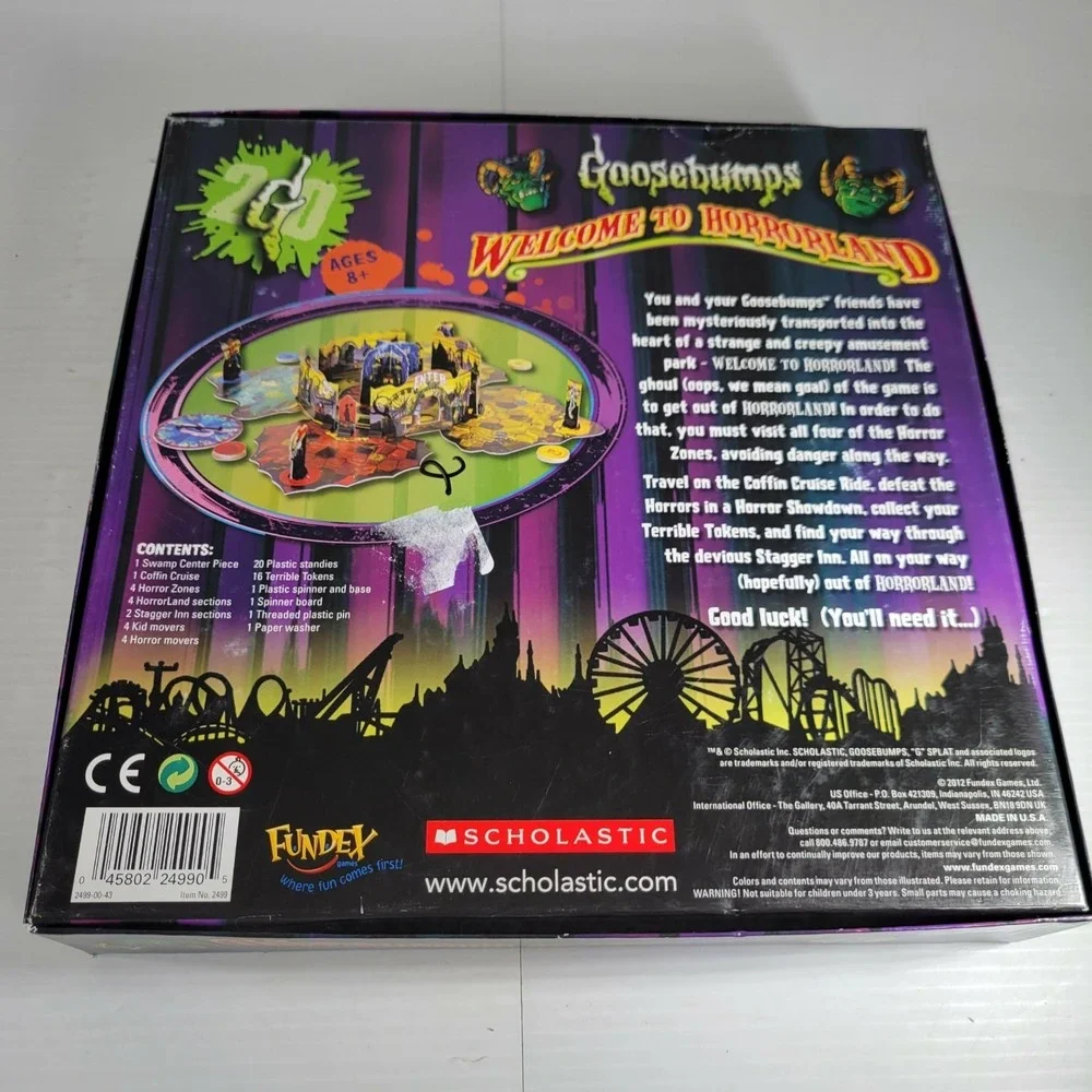 Goosebumps Welcome To Horrorland By Scholastic Ages 8 And‎ Up